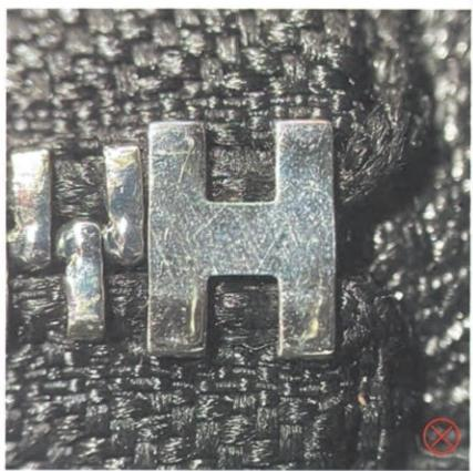 Hermes Birkin bag replica-Counterfeit H pull: flat print, sharp edges