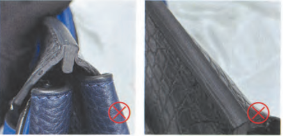 Hermes Birkin bag replica-Replica edge paint: brush marks, peeling