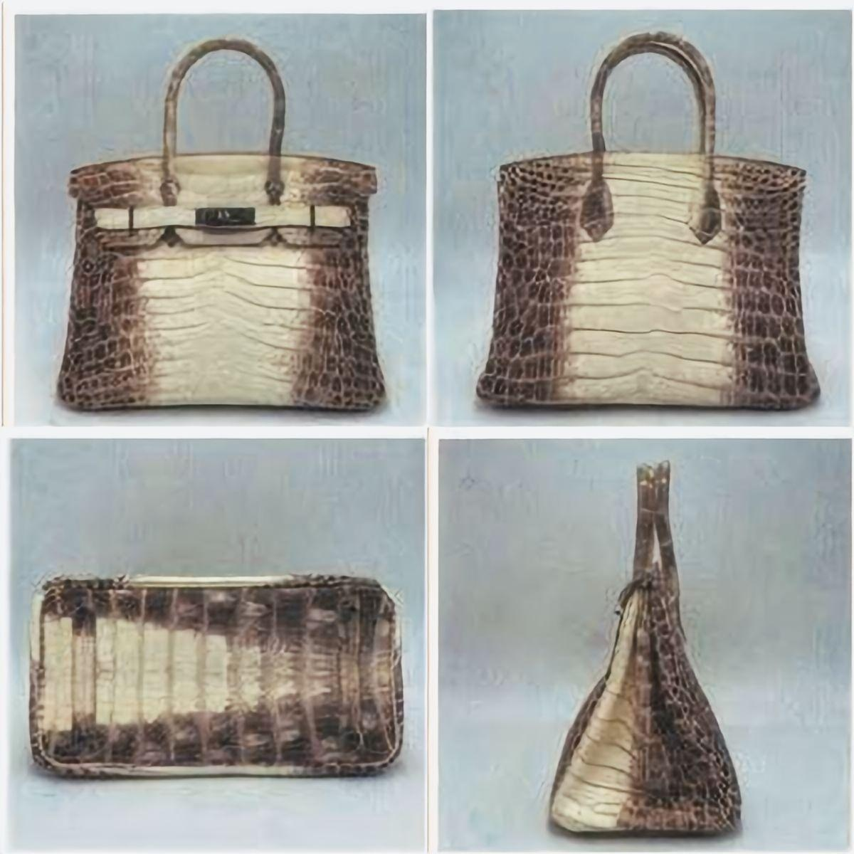 Authentic Hermès Himalaya Birkin bag, gradient crocodile leather, rare and exquisite