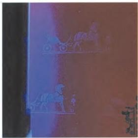 Hermès bag interior – minimal craft detail for authentication.