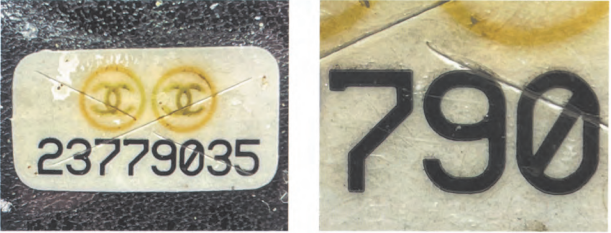 Fake Chanel Laser Tags