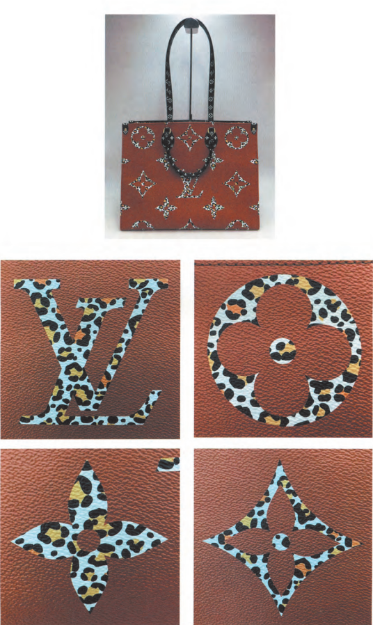 Authentic Louis Vuitton Leopard Monogram Canvas brown bag and leopard-print LV motifs for LV bag authentication 2026.