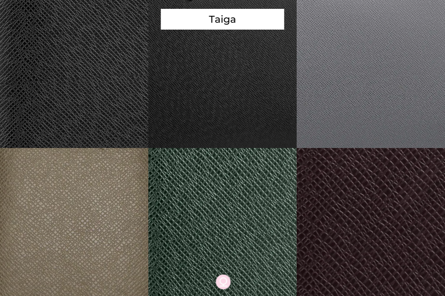 Louis Vuitton Taiga leather with matte cross-grain surface – Louis Vuitton Materials